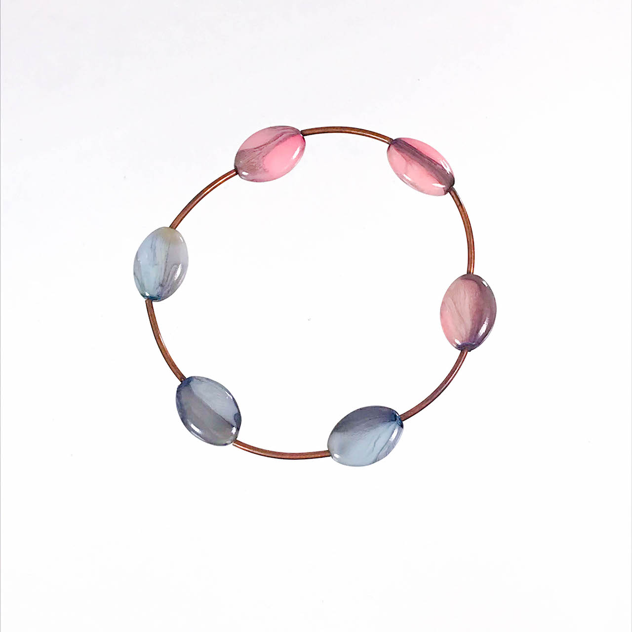 Two-tone Agate Bracelet