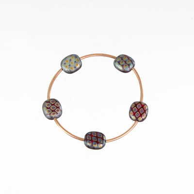 Iridescent Czech Glass Bracelet